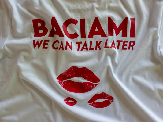 WE CAN TALK LATER TEE - WHITE