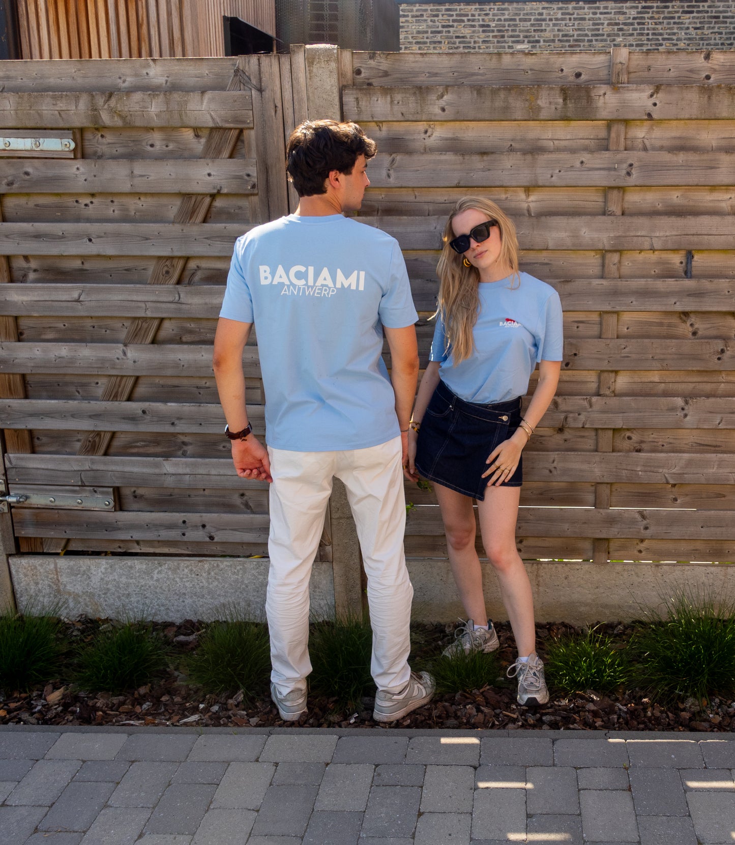 BACIAMI CLASSIC TEE - BABY BLUE