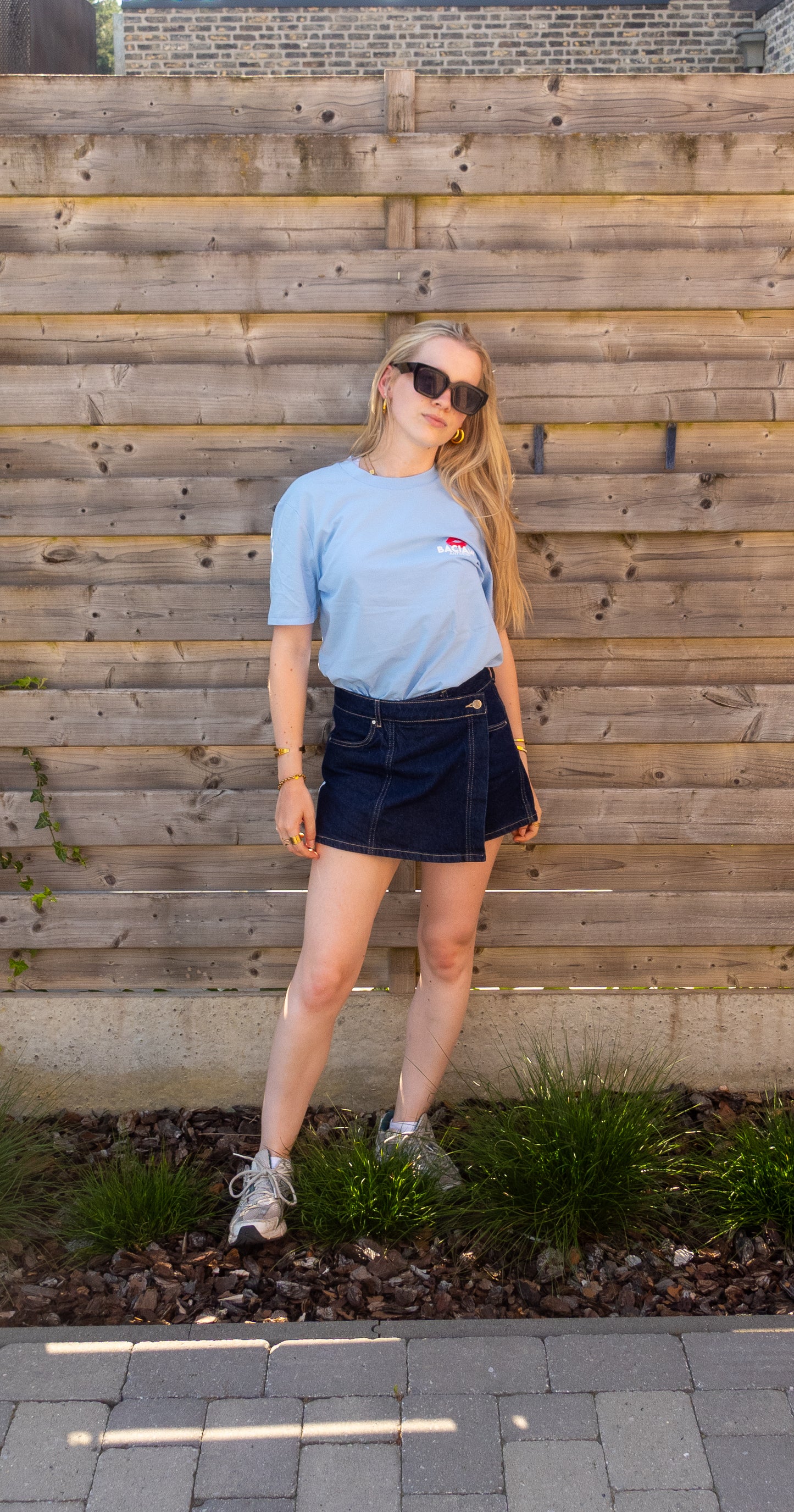 BACIAMI CLASSIC TEE - BABY BLUE