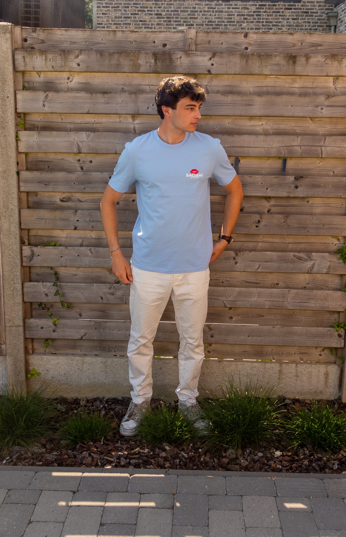 BACIAMI CLASSIC TEE - BABY BLUE